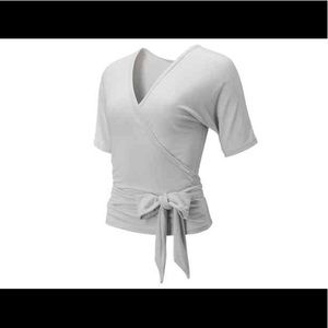 New Balance Two Way Wrap Tee